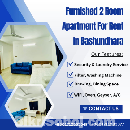 Serviced 2-Bedroom Apartment, Bashundhara R/A